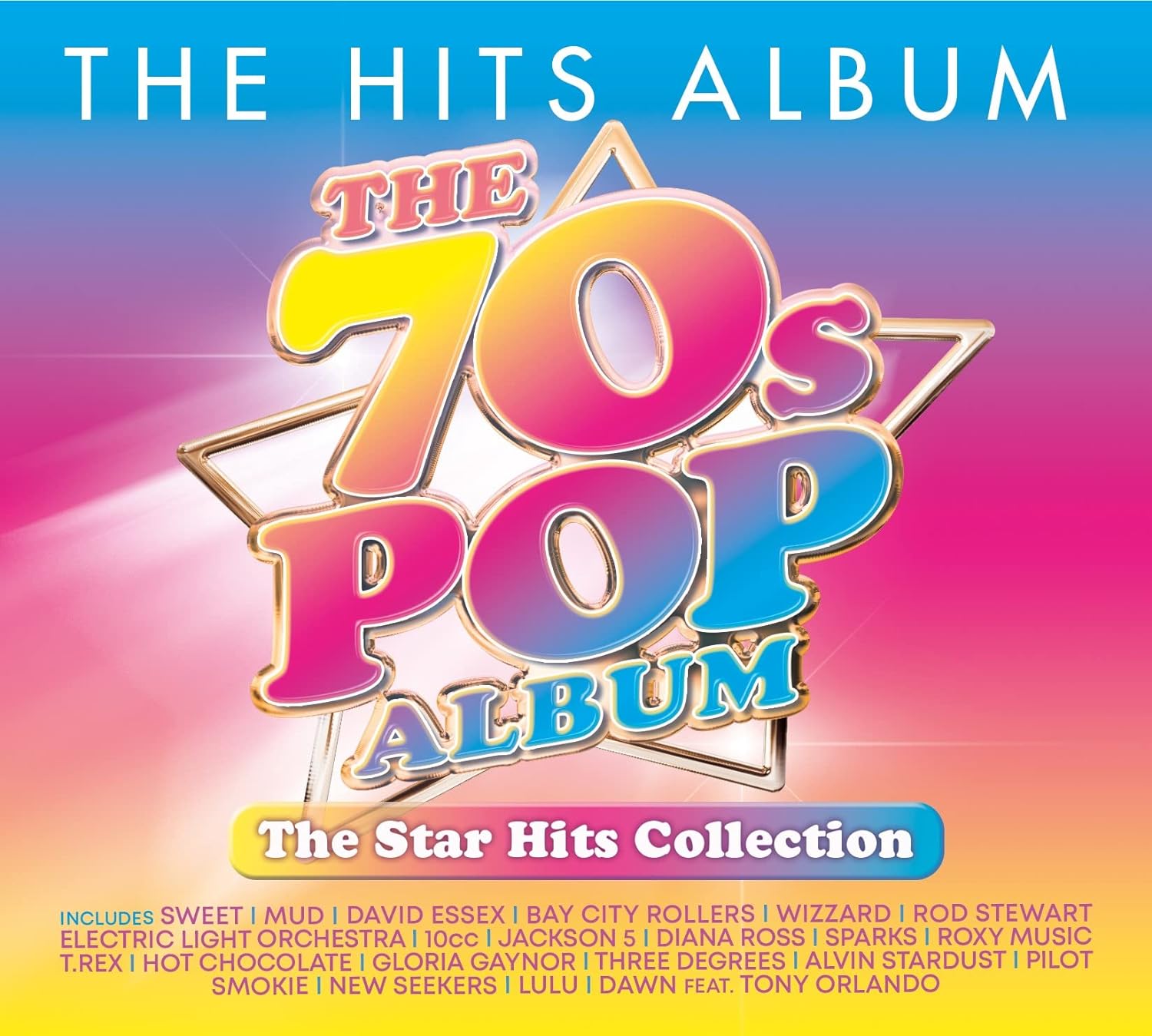 Image of Artwork for Various's The Hits Album - The 70s Pop Album: The Star Hits Collection (3CD)